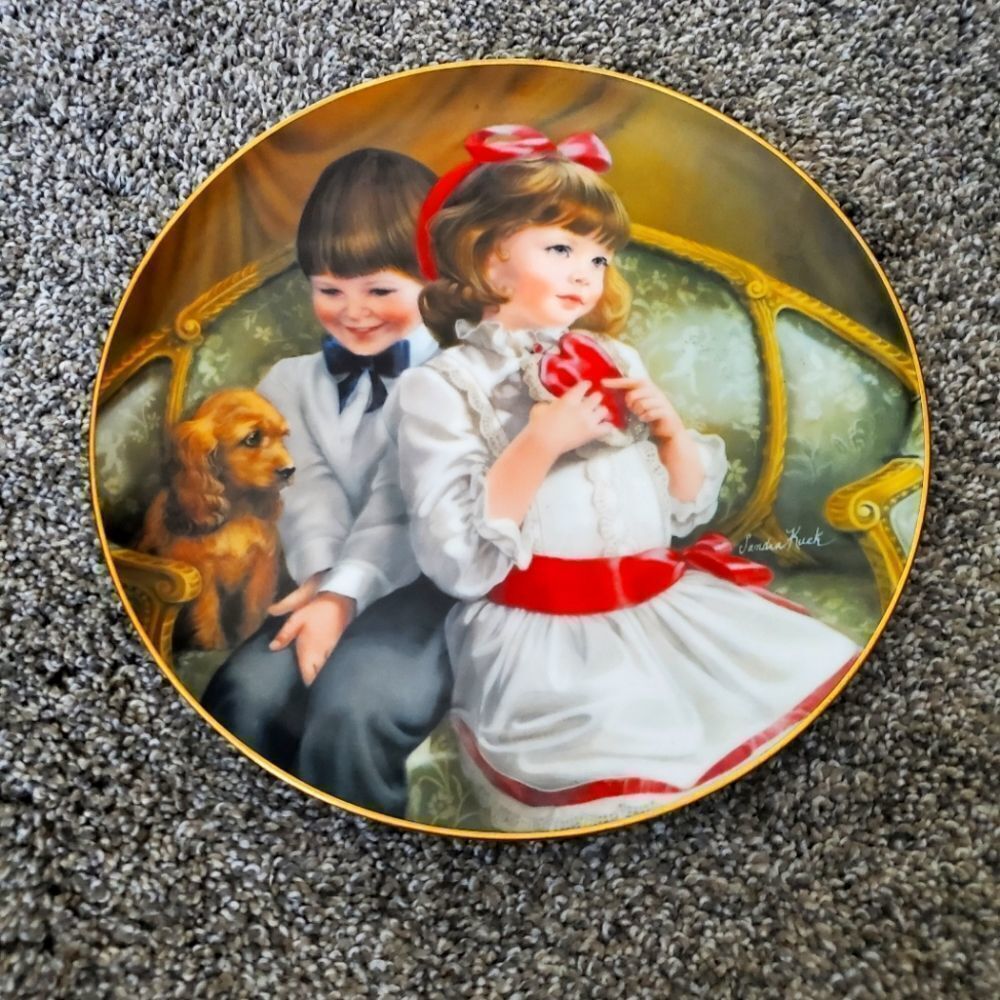 Sandra Kuck Be Mine February plate